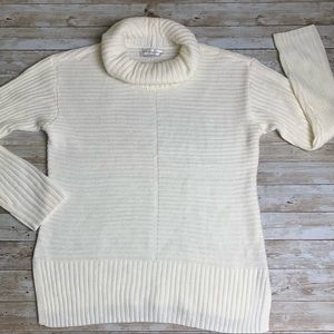 Christopher & Banks Ivory Sweater Turtleneck 1X EUC